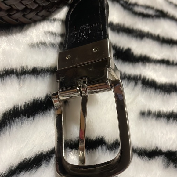 AAF Reversible Woven Leather Belt - Picture 3 of 7